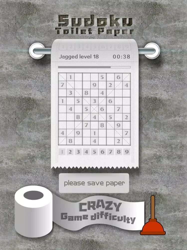 Capturas de pantalla de Sudoku-Toilet Paper iPad 