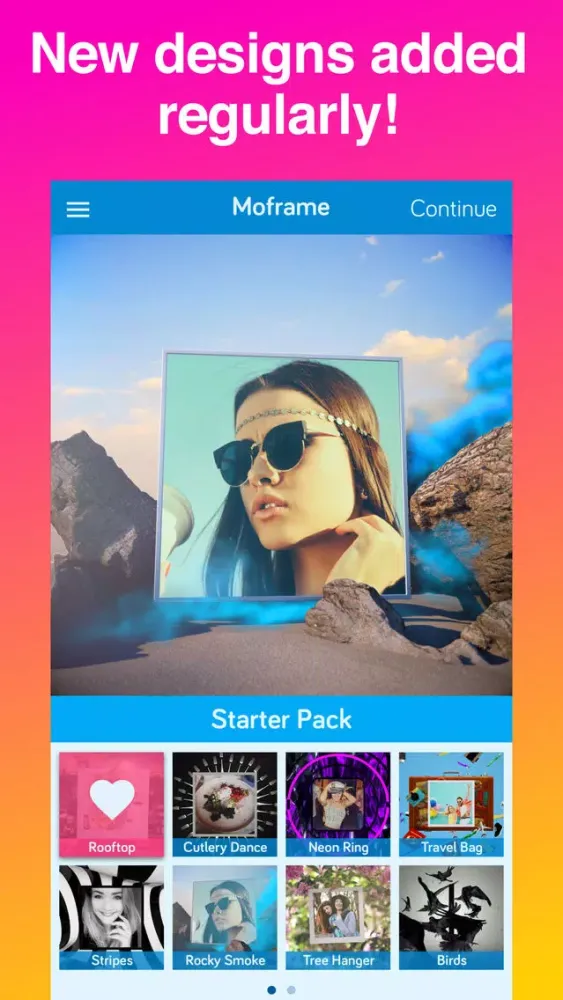 Capturas de pantalla de Moframe - animated photo frames