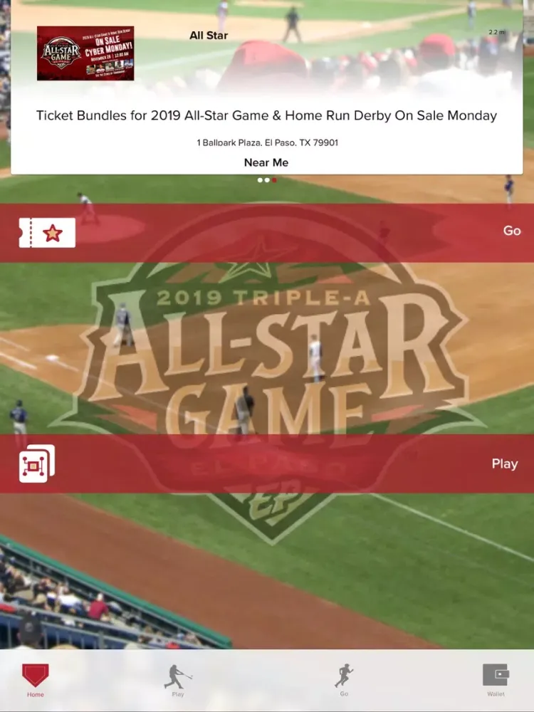 2019 Triple A All Star Game iPad  स्क्रीनशॉट