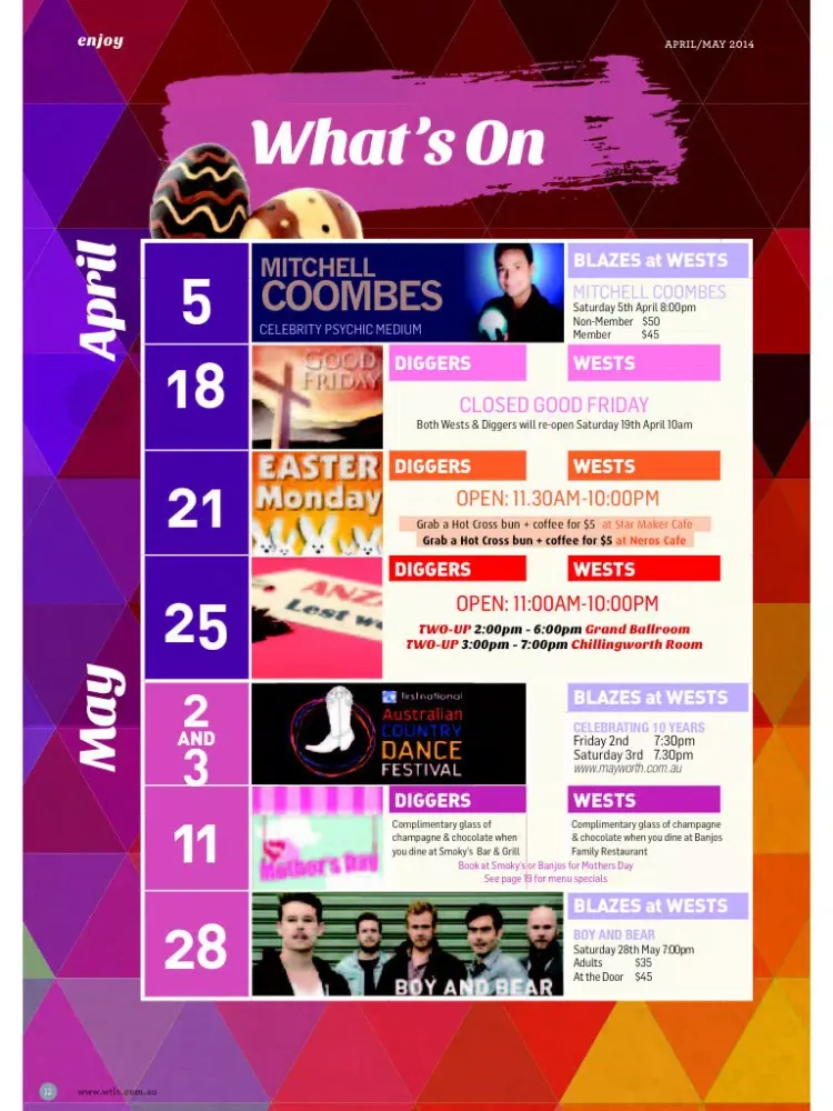Wests Tamworth ENJOY Magazine iPad  スクリーンショット