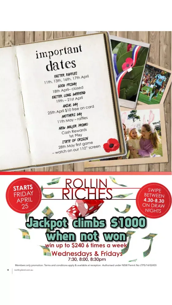 Capturas de tela do North Ryde RSL