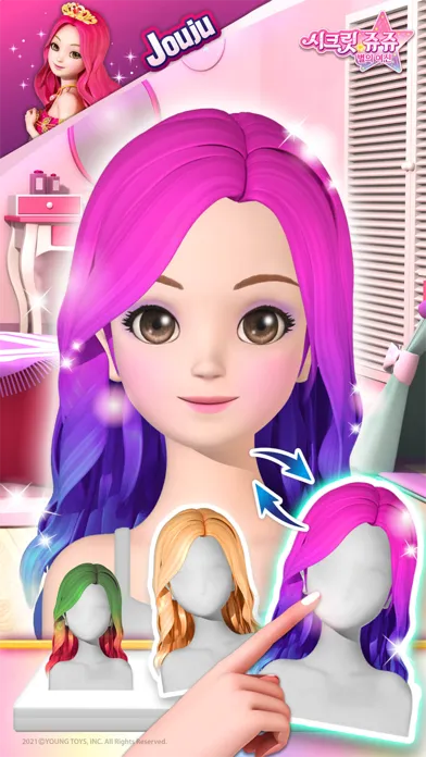 Capturas de tela do Secret Jouju dress up