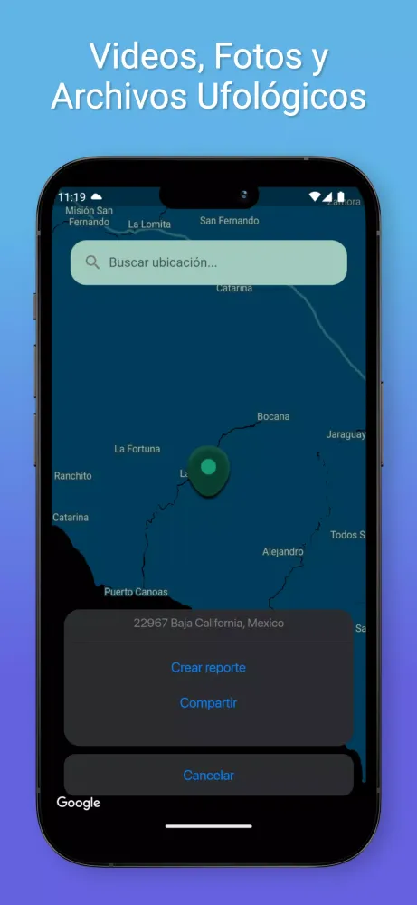 Ảnh chụp màn hình của Ufo Spotter