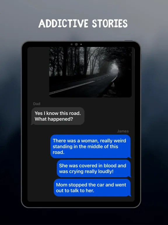 Kreepy - Chat Stories iPad 應用截圖
