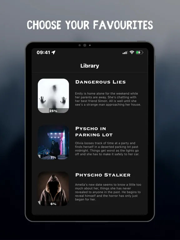 Kreepy - Chat Stories iPad 應用截圖