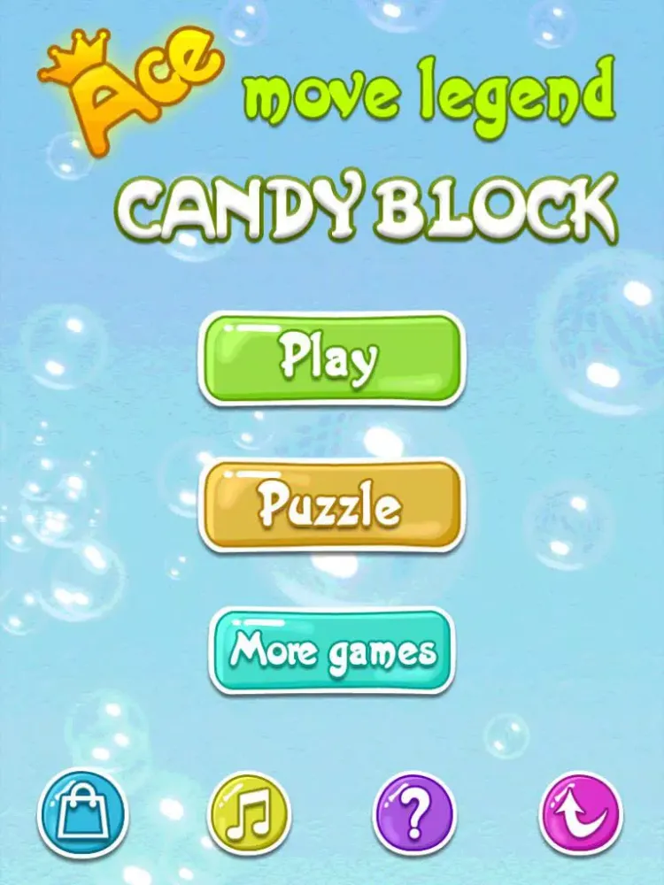 Ace Candy Block Move Legend iPad 应用截图
