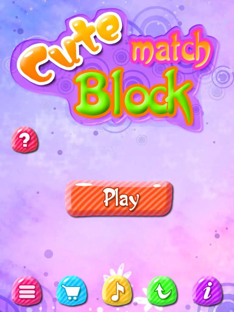 ภาพหน้าจอของ Cute Block Match iPad 