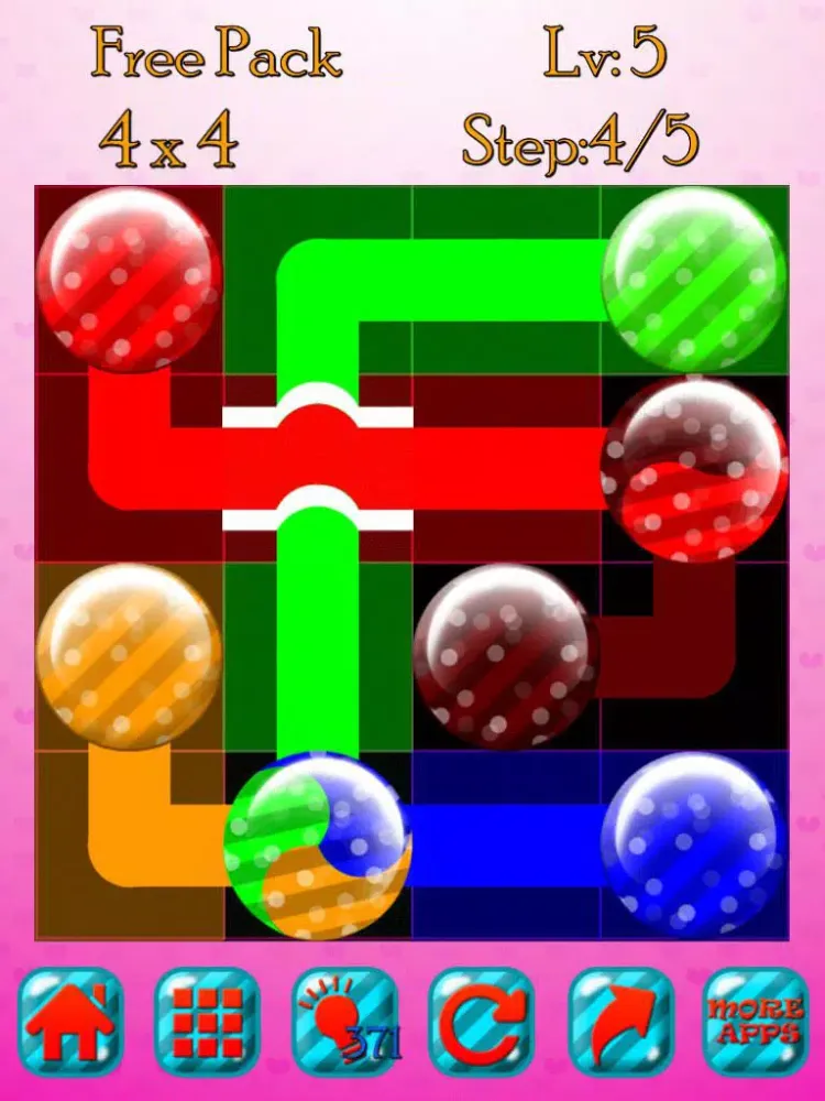 Capturas de tela do Bridge and Brook for Candy Ball iPad 