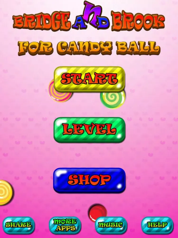 Capturas de tela do Bridge and Brook for Candy Ball iPad 