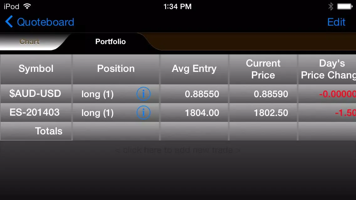 Screenshot di Trade Navigator