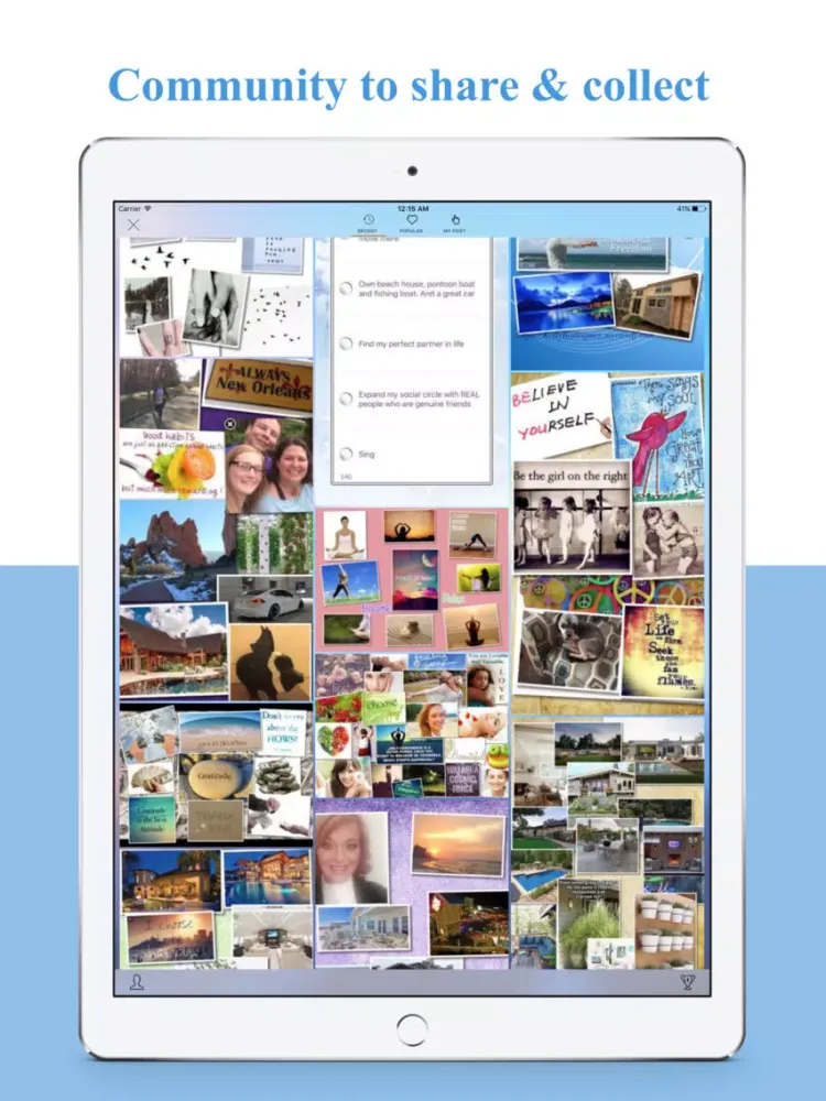 Jack Canfield Vision Board iPad  سکرین شاٹس
