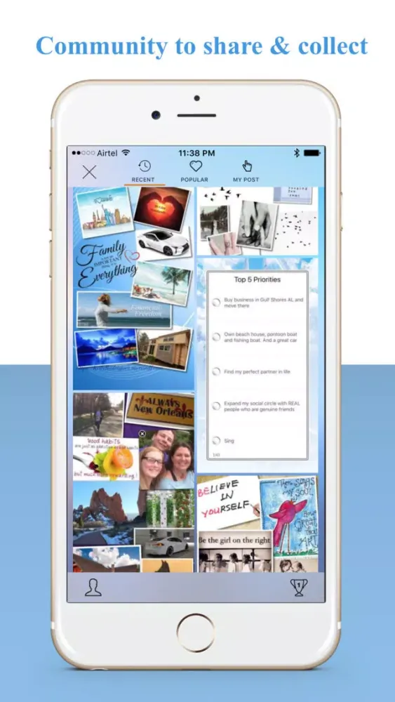 Jack Canfield Vision Board سکرین شاٹس