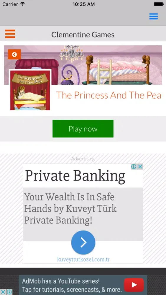 لعبة الأميرة والبازلاء Screenshots