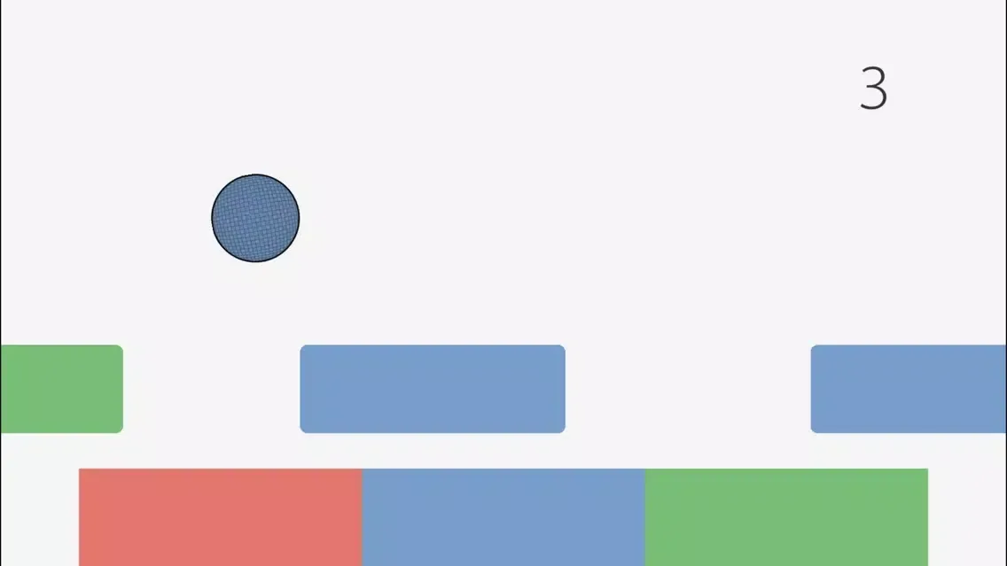Tangkapan skrin Color Bounce - Match Bouncing Ball Color