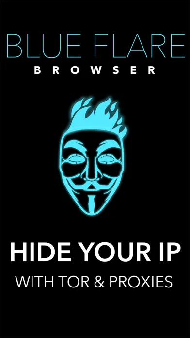 ภาพหน้าจอของ Blue Flare Anonymous Browser: Hide Your IP Address