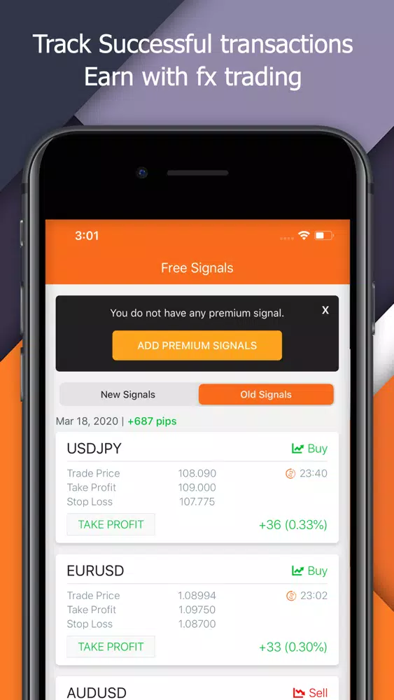 ภาพหน้าจอของ Forex Daily Signals