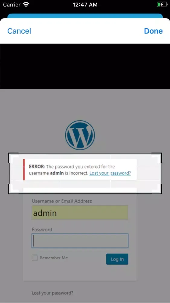 Extract Text - OCR应用截图