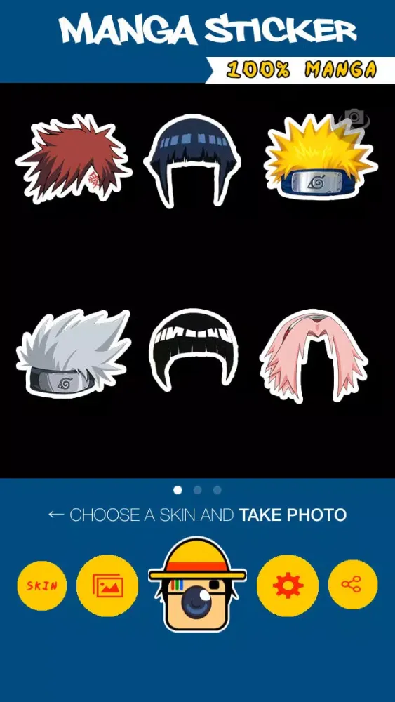 Screenshot di Manga Sticker