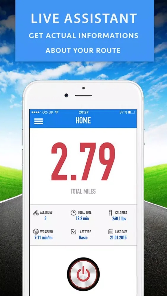 GPS Bike Computer - Cyclometer and Road Biking Calories Tracker سکرین شاٹس