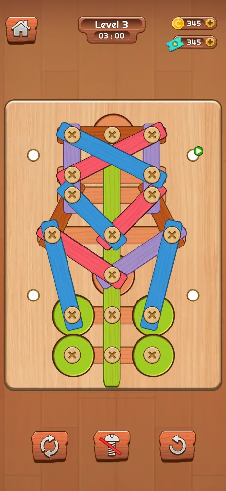 Скриншоты Wood Screw Puzzle Game Bolt