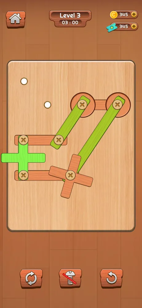 Скриншоты Wood Screw Puzzle Game Bolt