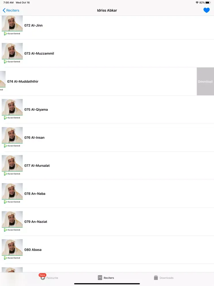 Screenshot di The Quran | MP3 Audio Offline iPad 