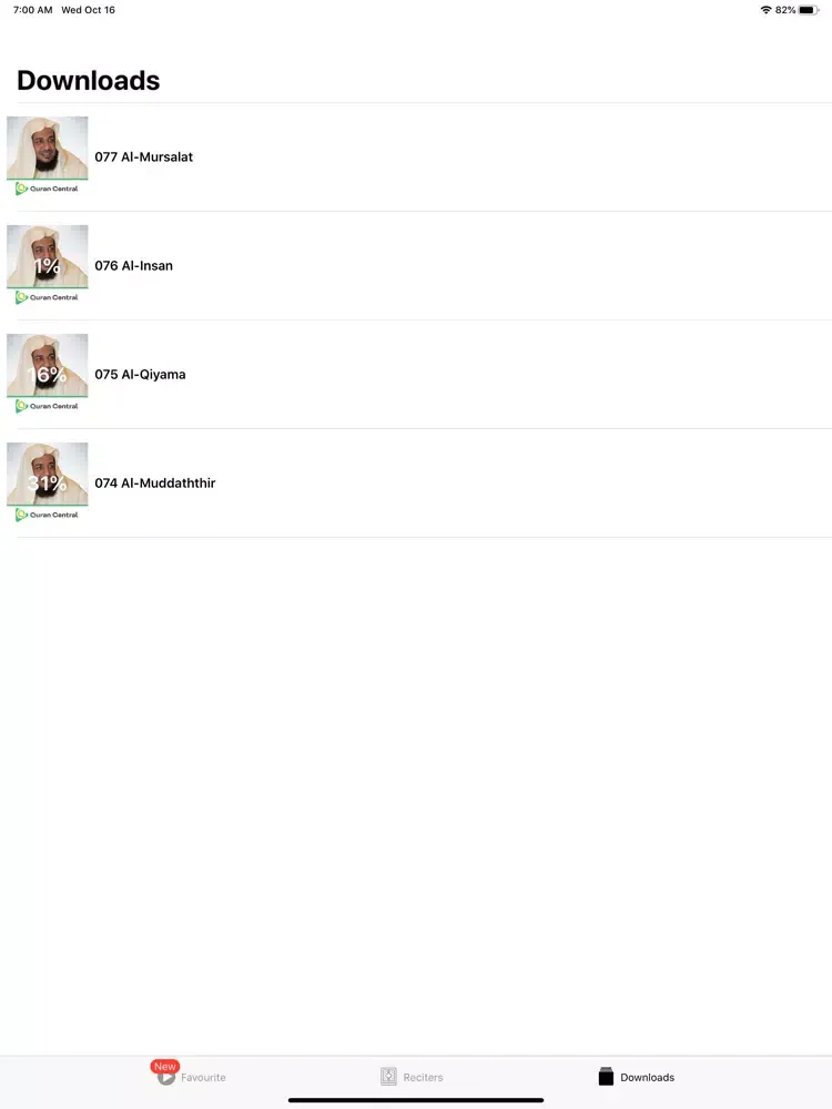 Screenshot di The Quran | MP3 Audio Offline iPad 