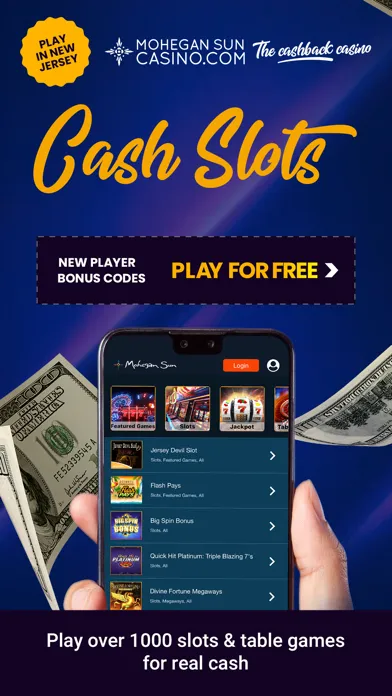 Screenshot di Mohegan Sun NJ Online Casino