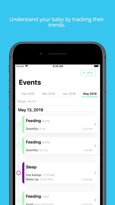 تصاویر Little Logger - Baby Tracking