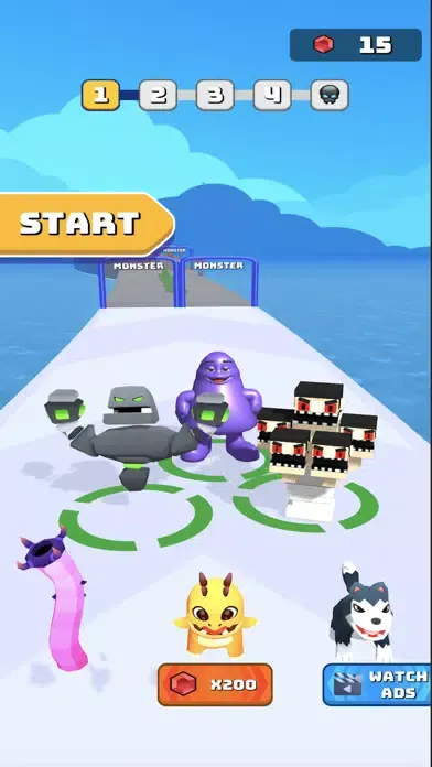 Captures d'écran de The Grimace’s : Merge Master
