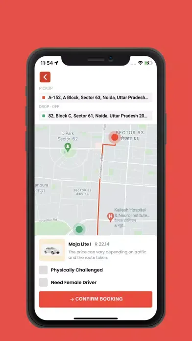 Moja Taxi Ekran Görüntüleri