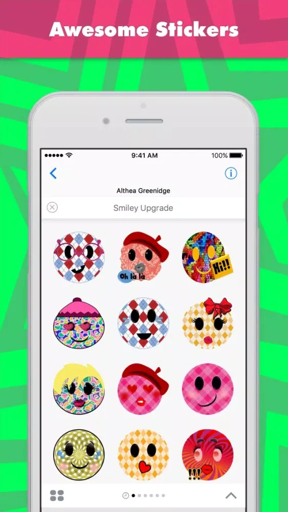 Captures d'écran de Smiley Upgrade stickers by Alade Expressions