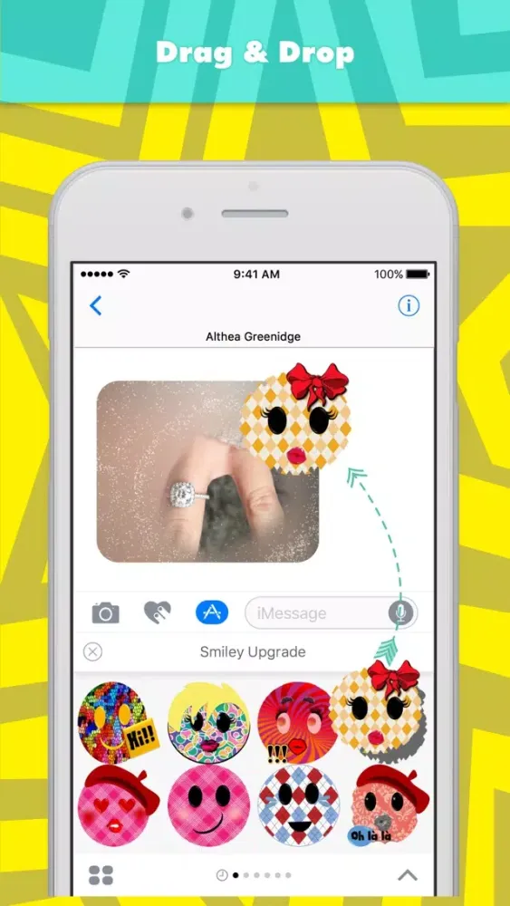 Captures d'écran de Smiley Upgrade stickers by Alade Expressions
