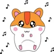 Hammy The Cute Hamster stickers by Zawara Hammy The Cute Hamster stickers by Zawara