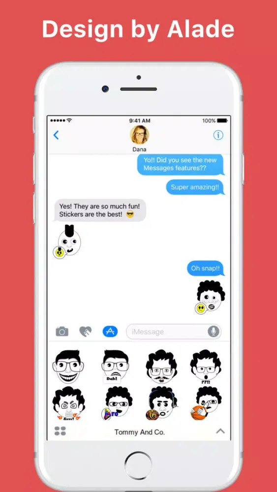 Screenshot di Tommy And Co. stickers by Alade Expressions