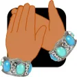 Blinging Hands stickers for iMessage Blinging Hands stickers for iMessage