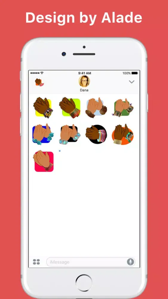 Captures d'écran de Blinging Hands stickers for iMessage