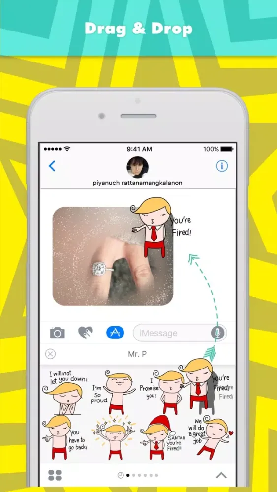 Mr. P stickers by piyanuch rattanamangkalanon Ekran Görüntüleri