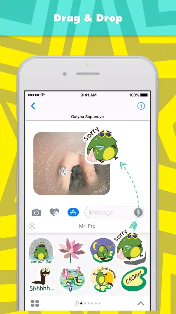Mr. Fro stickers by Gala স্ক্রিনশট