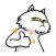 Mad Fat Cat stickers by doddis77
