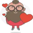 Little Bearded Man stickers by joyd ritouni Little Bearded Man stickers by joyd ritouni