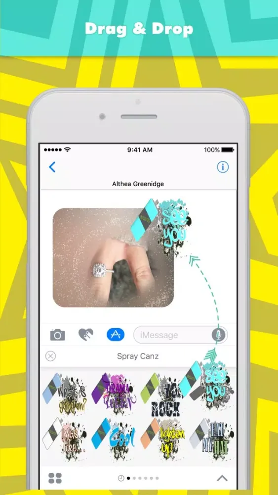 ภาพหน้าจอของ Spray Canz stickers by Alade Expressions