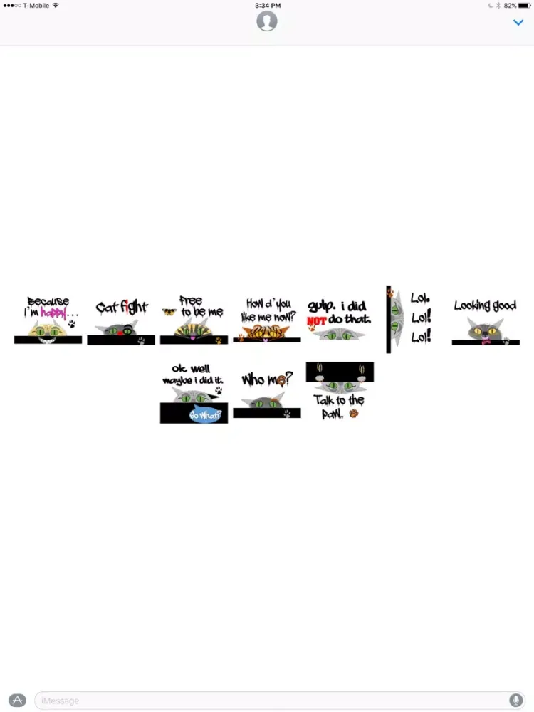 Screenshot di Cat Tales stickers by Alade Expressions iPad 