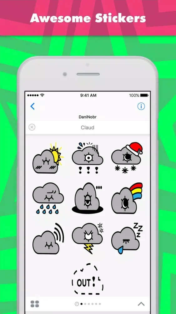 Claud stickers by DaniNobr 스크린샷