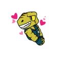 Raptor Cop Animated stickers by Beardownize Raptor Cop Animated stickers by Beardownize