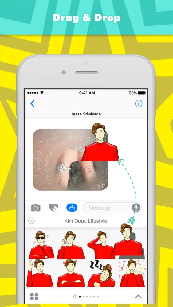 Kim Oppa Lifestyle stickers by Jesse Sriwisade Screenshots