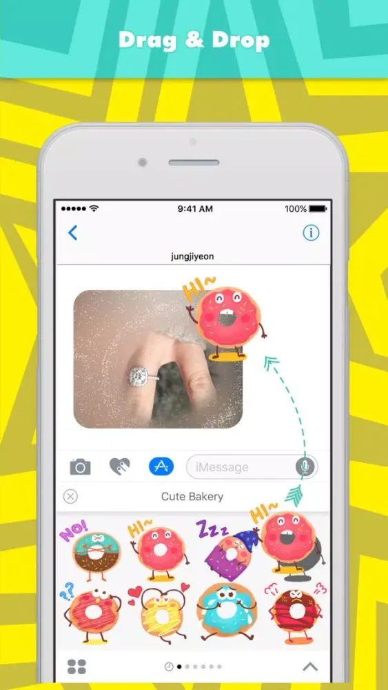 Cute Bakery stickers by jiyeon Screenshots