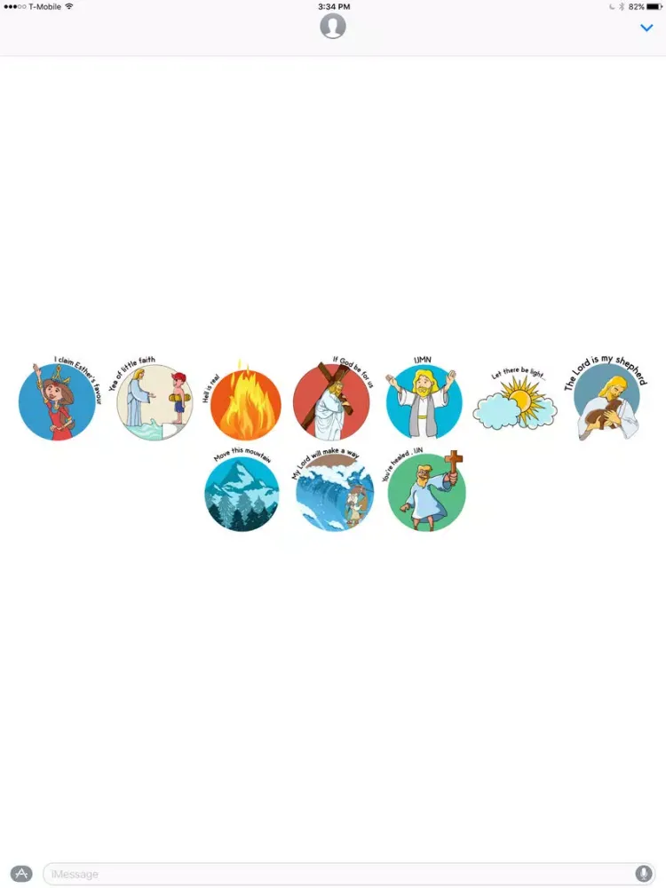 Faith stickers by StickieZone iPad  Screenshots