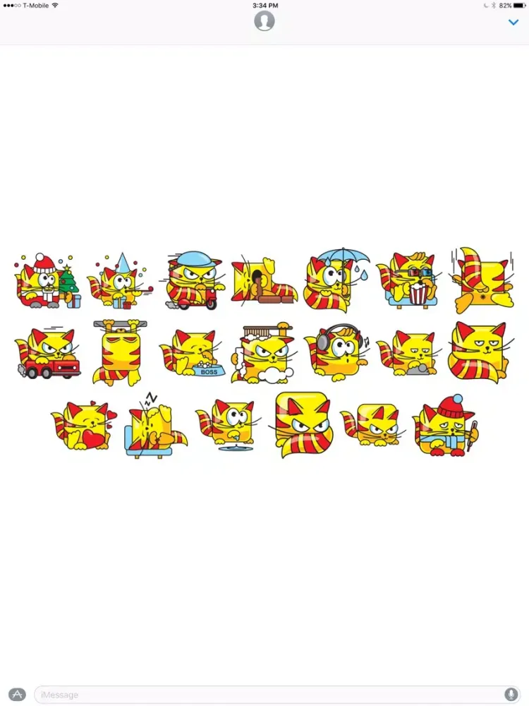 Capturas de pantalla de Cat stickers by Kirill iPad 