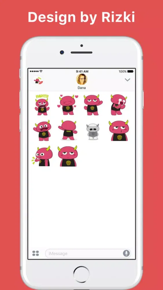 ภาพหน้าจอของ Kimbo stickers by Rizki Denjaka